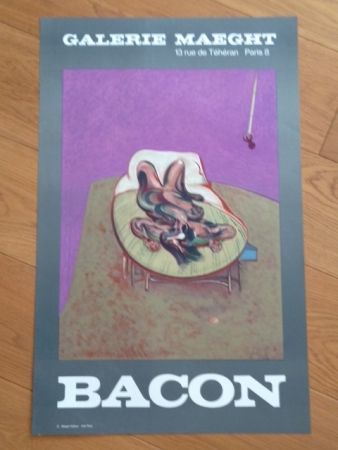 Cartel Bacon - Affiche Galerie Maeght