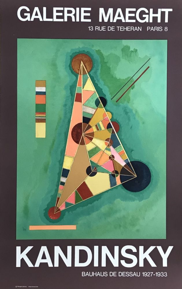 Litografía Kandinsky - Affiche lithographique d'exposition