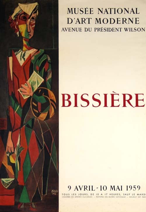 Litografía Bissiere - Affiche Musee D'art Moderne de Paris