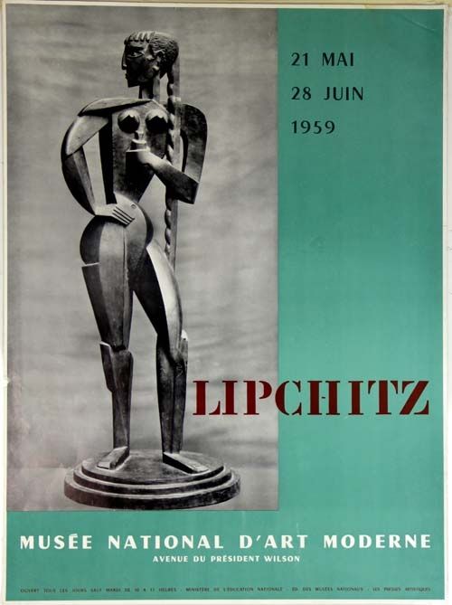 Litografía Lipchitz -   Affiche Musee National D'Art Moderne