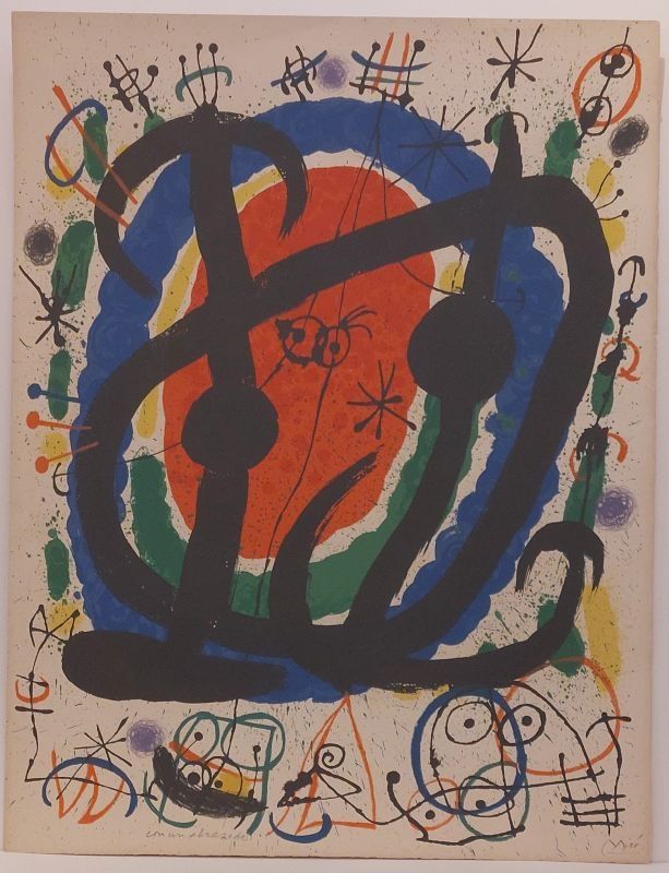 Litografía Miró - Affiche pour le XXIIème Salon de Mai 
