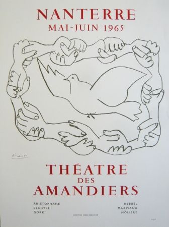Cartel Picasso - Affiche théâtre des Amandiers