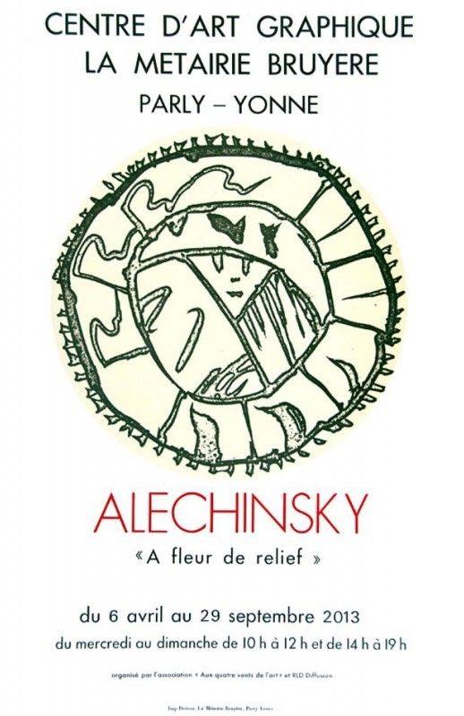 Cartel Alechinsky - Affiche À FLEUR DE RELIEF