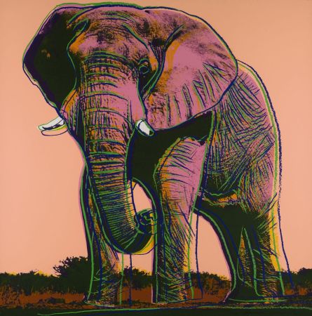 Serigrafía Warhol - African Elephant (FS II.293)