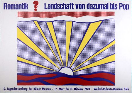 Serigrafía Lichtenstein - (After) Romantik? Landschaft von dazumal bis Pop, 1970