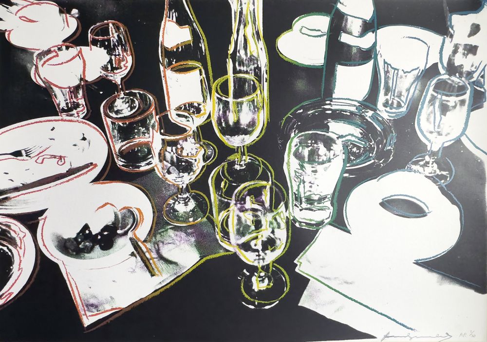 Serigrafía Warhol - After The Party (Gold Edition)