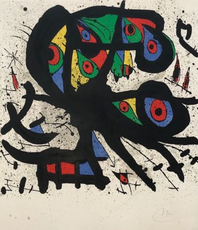 Litografía Miró - Agora 1 