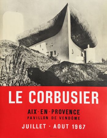 Litografía Le Corbusier - Aix en Provence