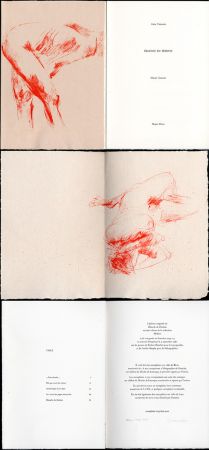 Libro Ilustrado Garache - Alain Veinstein. ÉBAUCHE DU FÉMININ. Maeght 1981