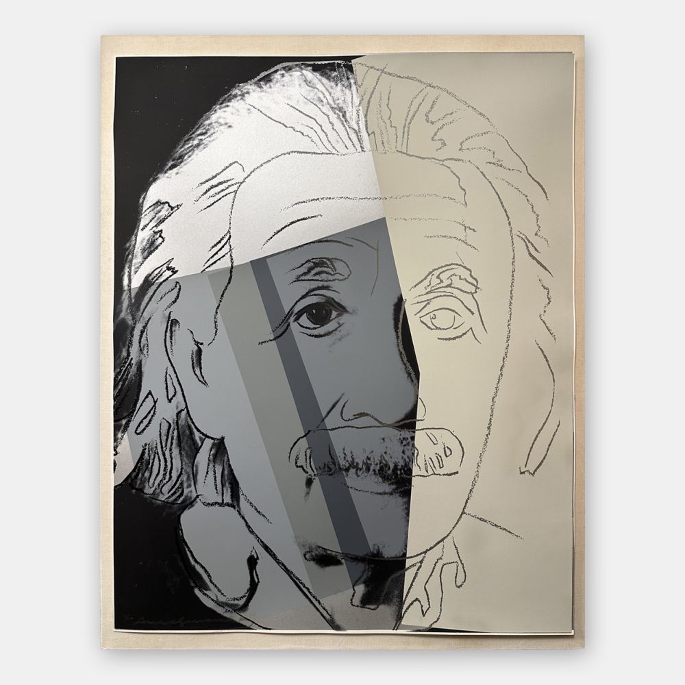 Serigrafía Warhol - ALBERT EINSTEIN, from Ten Portraits of Jews of the Twentieth Century