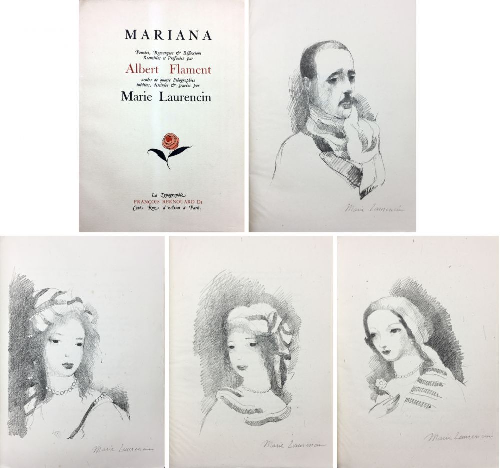 Libro Ilustrado Laurencin - Albert Flament : MARIANA (1932)
