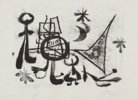 Litografía Miró - Album 13