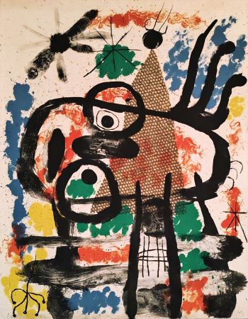 Litografía Miró - Album 19, Planche 5