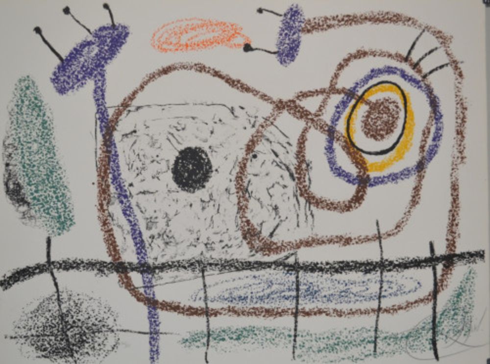 Litografía Miró - Album 21 - M1132