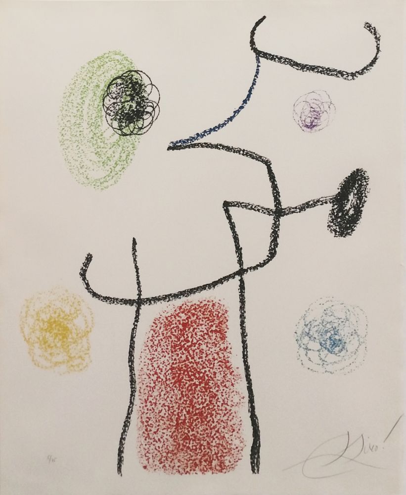 Litografía Miró - ALBUM 21: ONE PLATE