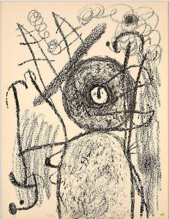 Litografía Miró - Album 21 Planche 14