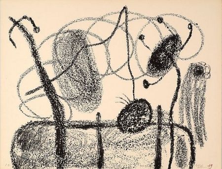 Litografía Miró - Album 21 Planche 19