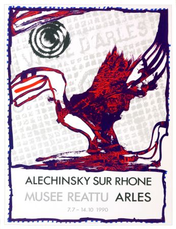 Cartel Alechinsky - Alechinsky sur Rhône