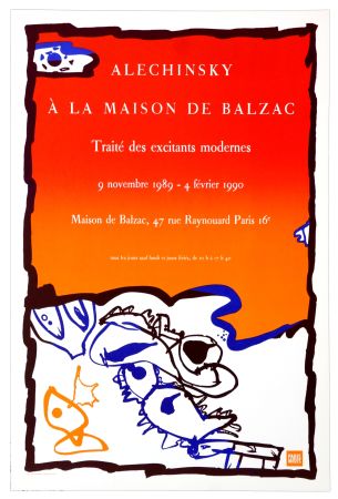 Cartel Alechinsky - Alechinsky à la maison Balzac