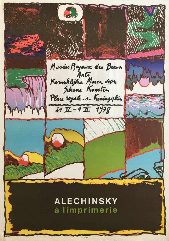 Cartel Alechinsky - Alechinsky à l'imprimerie