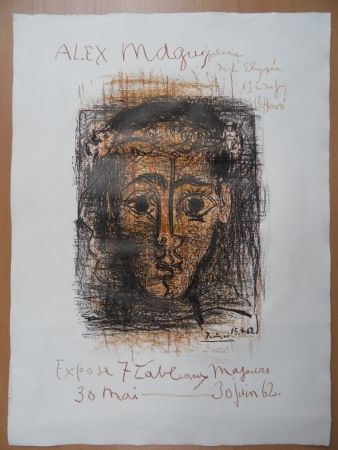 Litografía Picasso - Alex Maguy 1962