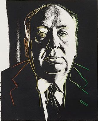 Serigrafía Warhol - Alfred Hitchcock