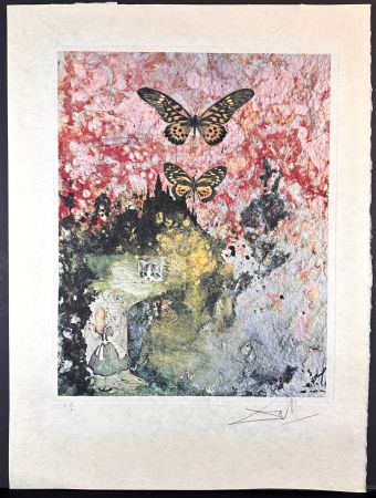 Grabado Dali - Alice in Wonderland