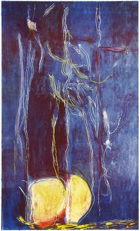 Grabado En Madera Frankenthaler - All About Blue