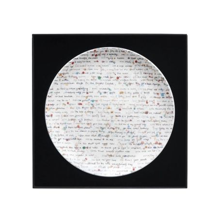 Múltiple Hirst - All Over Text Large Plate