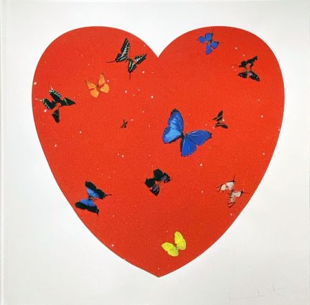 Serigrafía Hirst - All You Need Is Love Love Love