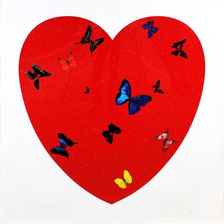 Serigrafía Hirst - All You Need is Love Love Love