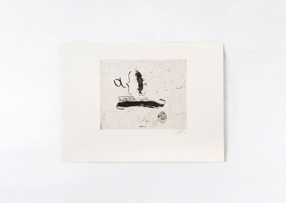 Grabado Tàpies - Alpha 