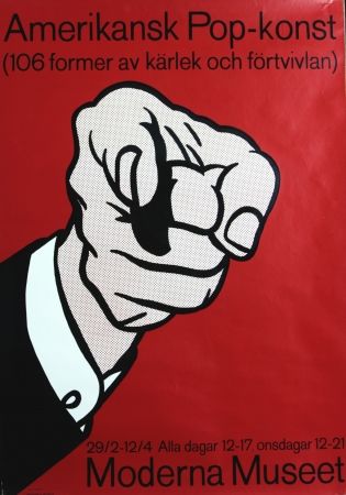 Serigrafía Lichtenstein -   	 Amerikansk Pop-Konst