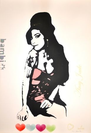 Múltiple Bambi -  Amy (Winehouse) Red Unique with Diamond Dust
