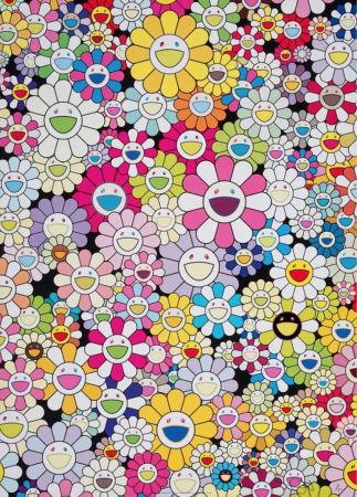 Litografía Murakami - An Homage to Yves Klein, Multicolor B