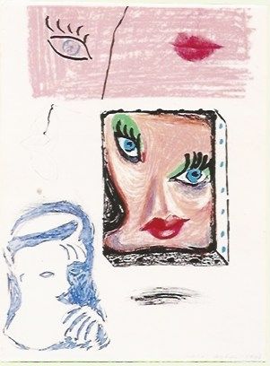 Litografía Hockney - An image of Celia Study