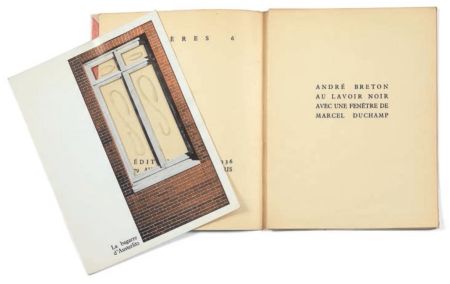 Libro Ilustrado Duchamp - André Breton: AU LAVOIR NOIR. AVEC UNE FENÊTRE DE MARCEL DUCHAMP (1936).