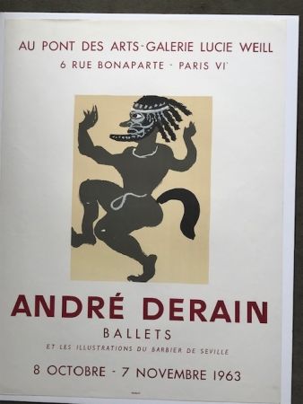 Cartel Derain - André Derain 'ballets ' 