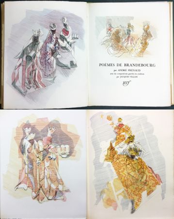 Libro Ilustrado Villon - André Frénaud : POÈMES DE BRANDEBOURG (1947)