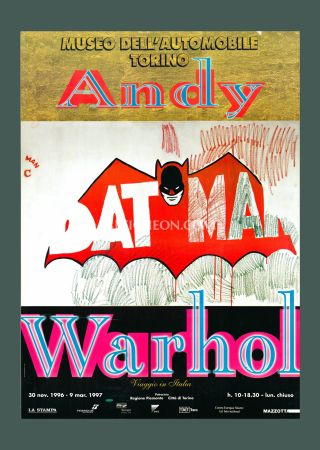Litografía Warhol - Andy Warhol: 'Batman Dracula' 1997 Offset-lithograph