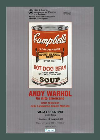 Litografía Warhol - Andy Warhol: 'Campbell's Soup (Hot Dog Bean)' 2000 Offset-lithograph