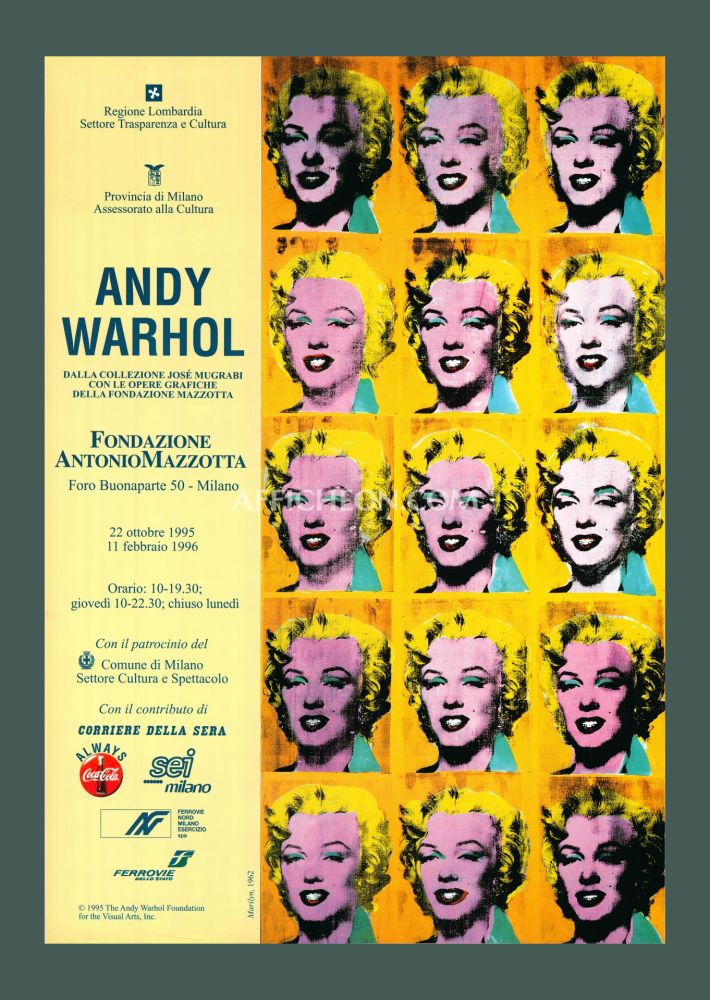 Litografía Warhol - Andy Warhol: 'Marilyn Diptych' 1995 Offset-lithograph