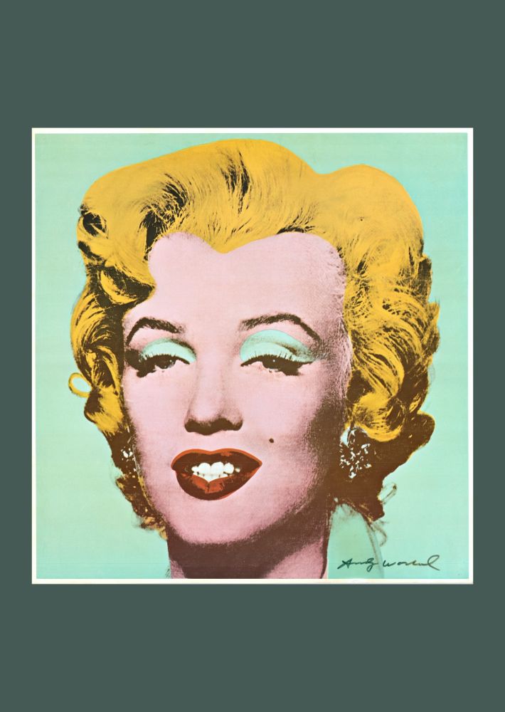 Sin Técnico Warhol - Andy Warhol: 'Marilyn Monroe (Tate Gallery)' 1970 Offset-lithograph (Hand-signed)
