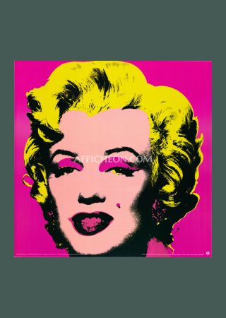 Litografía Warhol - Andy Warhol: 'Marilyn (Pink)' 1993 Offset-lithograph