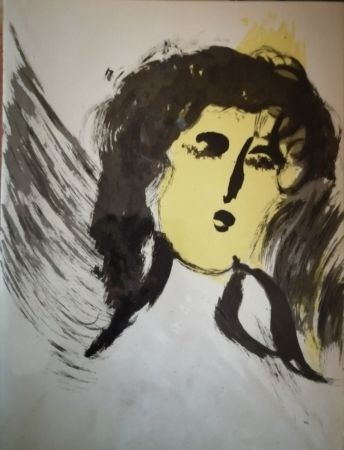 Litografía Chagall - Ange