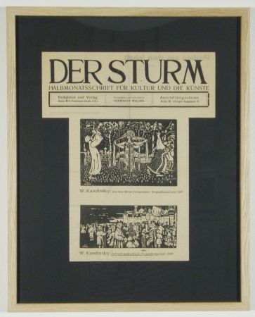 Grabado En Madera Kandinsky - Ankunft der Kaufleute (1903), Aus dem Album Xylographies (1907)