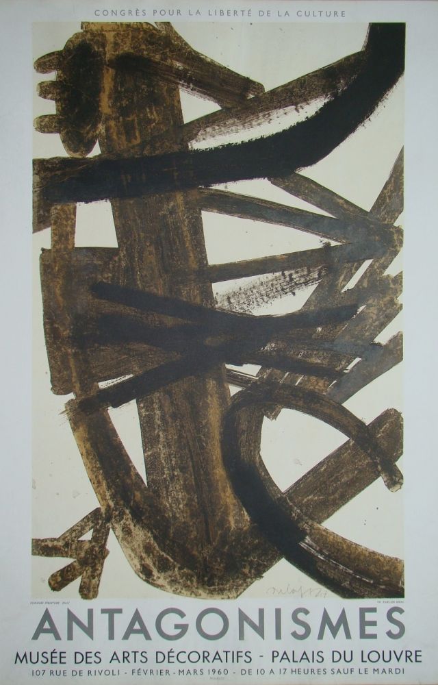 Cartel Soulages - Antagonismes