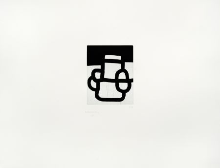 Grabado Chillida - Antzo IV