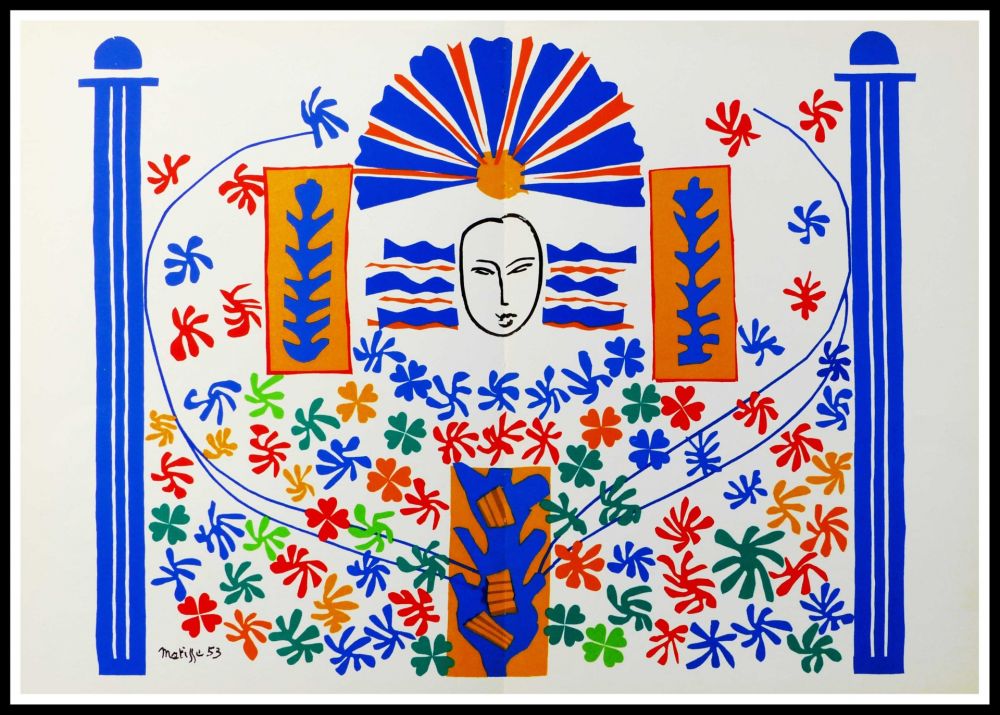 Litografía Matisse (After) - APOLLON