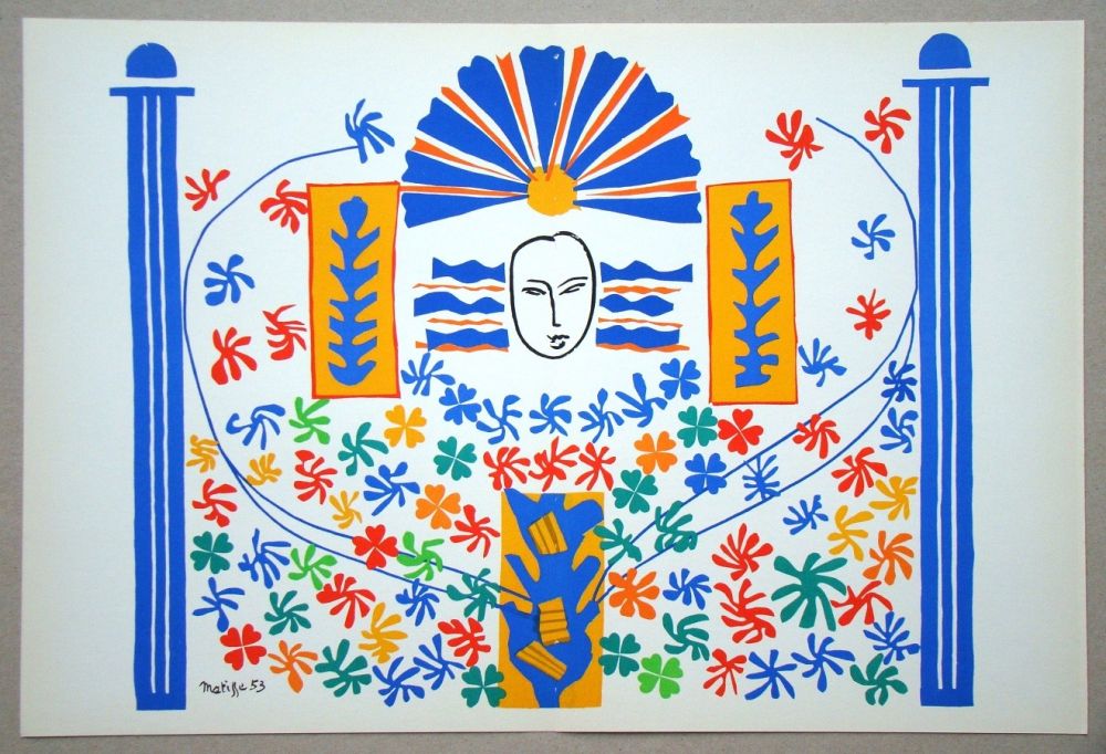 Litografía Matisse (After) - Apollon